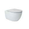 Унитаз подвесной Art&Max Bari AM823-V/SC белый с сиденьем микролифт смыв торнадо