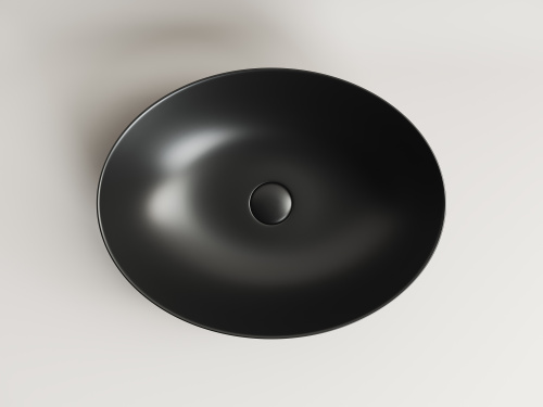 Раковина Ceramica Nova ELEMENT 52 см CN6017MB накладная цвет черный матовый - фото 5