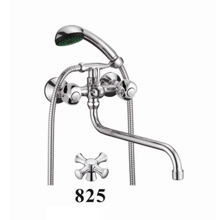 Смеситель для ванны D-Lin D140825 настенный хром