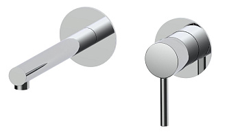 Смеситель AQG Stick 01STR160CR встраиваемый в стену хром