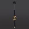 Светильник подвесной Eurosvet Lance (Ланце) 50191/1 LED черный/золото