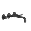 Смеситель для раковины Gessi Inciso 58092#299 встраиваемый в стену черный (внешняя часть)