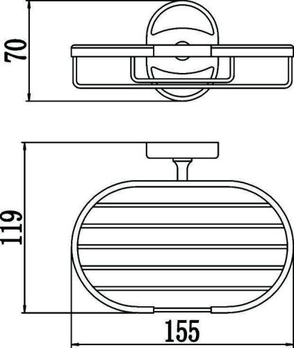 Мыльница Savol S-007032-1 - фото 2