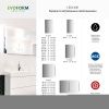 Зеркало с подсветкой Evoform Ledline BY 2125 60х140 подвесное