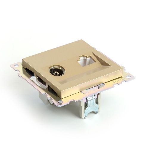 Розетка TV + компьютерная RJ-45 Stekker Катрин 49230 - фото 2