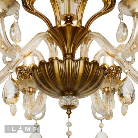 Люстра подвесная iLamp Asia (Асиа) 61078-6 BR