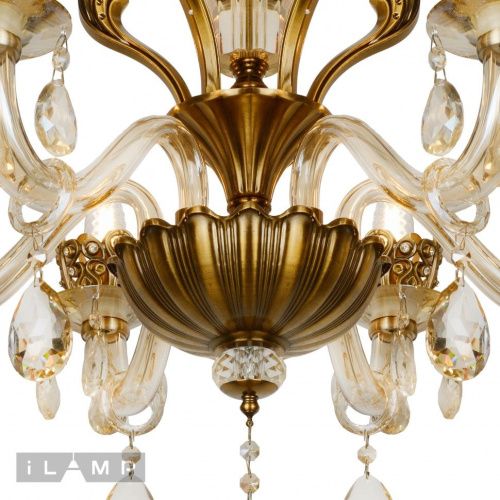 Люстра подвесная iLamp Asia (Асиа) 61078-6 BR - фото 4