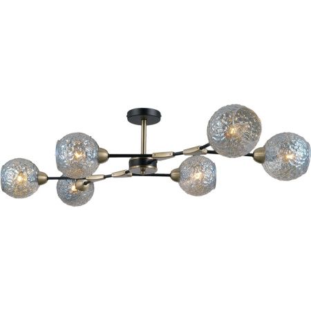 Люстра на штанге Illumico IL0253 IL0253-6CSQ-79 BK AB