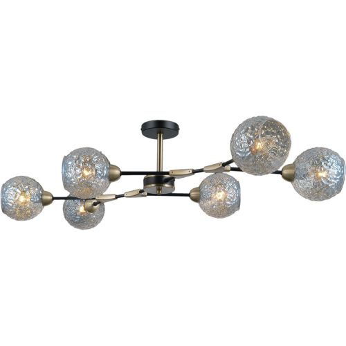 Люстра на штанге Illumico IL0253 IL0253-6CSQ-79 BK AB - фото 2