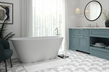 Ванна из искусственного камня Holbi SELENA 1.01.006.11.1 160х70 отдельностоящая овальная