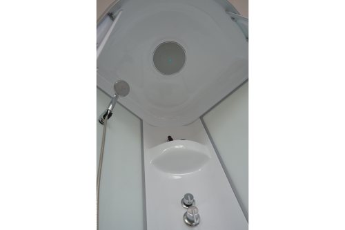 Душевая кабина Royal Bath НК RB100HK6-WT 100х100 четверть круга с крышей - фото 3