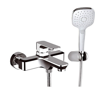 Смеситель для ванны Daniel Tiara TA610-CR настенный хром