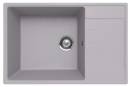 Кухонная мойка Ulgran Quartz Prima 760-04 76х50 цвет серый
