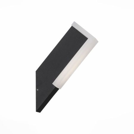 Уличный настенный светодиодный светильник ST Luce Posto Black (Посто Блацк) SL096.411.02
