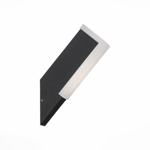 Уличный настенный светодиодный светильник ST Luce Posto Black (Посто Блацк) SL096.411.02 - фото 3