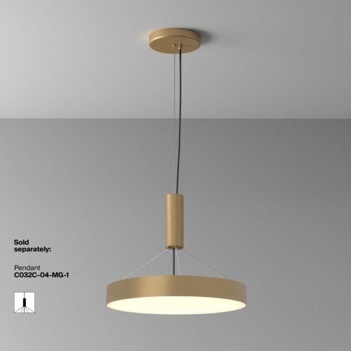 Светильник потолочный Maytoni Technical Zon C032CL-45W3K-RD-MG - фото 3