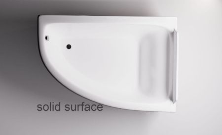 Ванна из искусственного камня Astra-Form Анастасия 01010064 180х125 угловая асимметричная с ножками