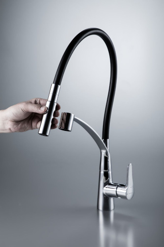 Смеситель для кухни Bravat F7420453CP на столешницу хром - фото 3