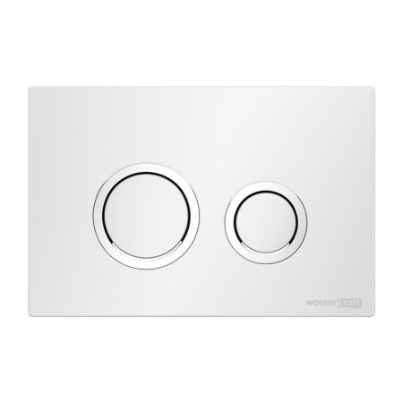 Встраиваемый смывной бачок с клавишей смыва WasserKRAFT  10TLT.031.ME.WH01