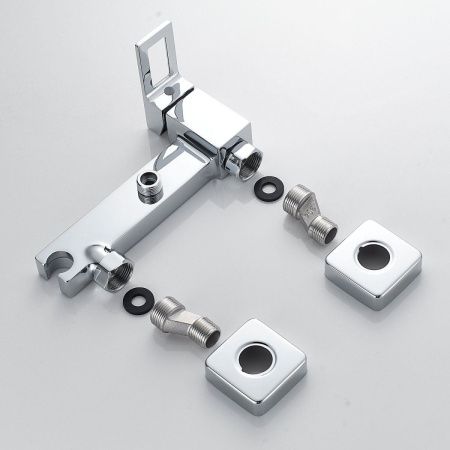 Гигиенический душ со смесителем Raffine F0596-1 хром