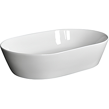 Раковина из санфаянса Azzurra Lavabi arredo ZELA06240000BI 62х40 накладная цвет белый