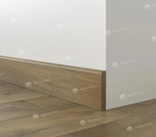 Напольный плинтус Alpine Floor Parquet Light SK 13-7 Коричневый - фото 3