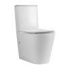 Унитаз напольный Art&Max Tito AM6088CPRVTSC белый с сиденьем микролифт смыв торнадо