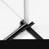 Душевой уголок New Trendy AVEXA Black EXK-2643 110х70 стекло прозрачное профиль черный без поддона