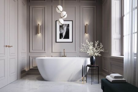 Ванна из искусственного камня Holbi VENUS 1.01.001.11.1 170х80 отдельностоящая овальная