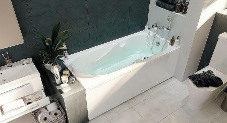 Ванна акриловая 1MarKa DIPSA 12017894 170х75 пристенная прямоугольная без каркаса