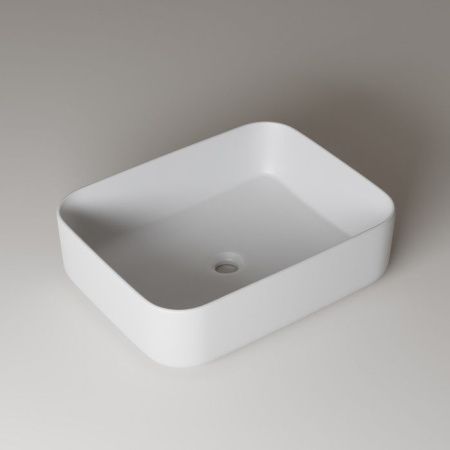 Раковина керамическая Iddis Bridge BRIWS05i27 50х40 накладная цвет белый без отверстий под смеситель