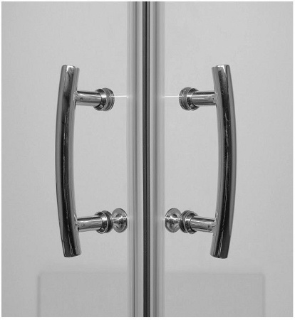 Душевой уголок Aquanet Alfa NAA1142 100х100 стекло прозрачное профиль хром глянцевый без поддона