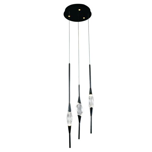 Светильник подвесной Delight Collection Pezzo (Пеззо) OM82112-3 pearl black - фото 3