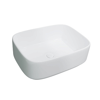 Раковина из санфаянса CHARUS TORRE BIANCA 700-052W 40х30 накладная цвет белый без отверстий под смеситель