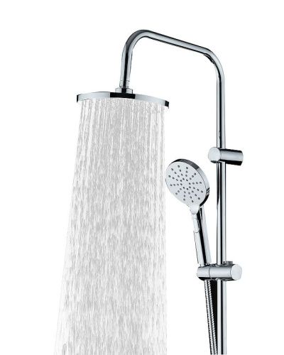 Душевая стойка Orange S09cr настенная цвет хром - фото 4