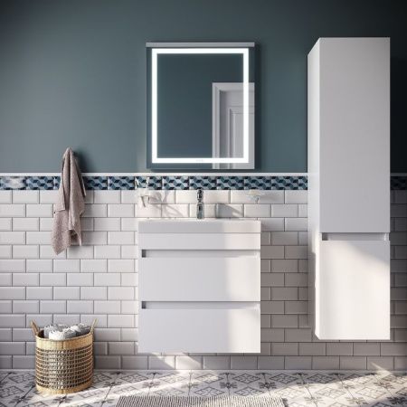 Шкаф-пенал Iddis Zodiac ZOD35W0i97 40х150 подвесной цвет белый