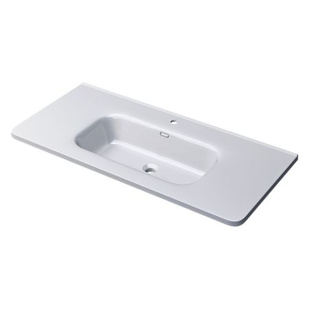 Раковина керамическая Uperwood Monica RMonica100wg 100х50 полувстраиваемая цвет белый