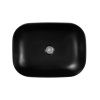 Раковина из сантехнического фарфора Aquatek AQ5526-MB 60х40 накладная цвет черный без отверстий под смеситель