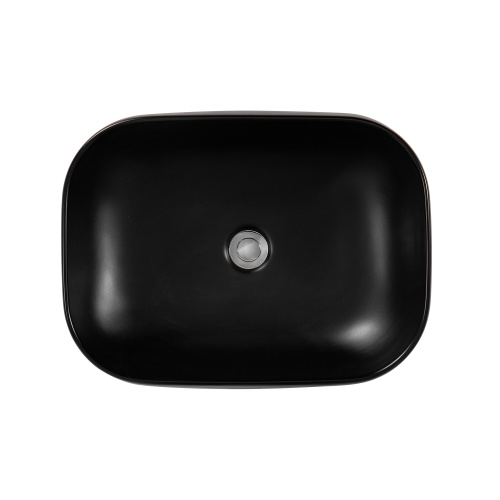 Раковина Aquatek 56 см AQ5526-MB накладная цвет черный матовый - фото 2