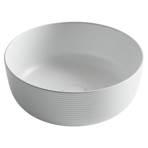 Раковина из сантехнического фарфора Ceramica Nova ELEMENT CN6073MW 40х40 накладная цвет белый без отверстий под смеситель