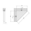 Полка в ванную комнату Gessi Eleganza 46461#080
