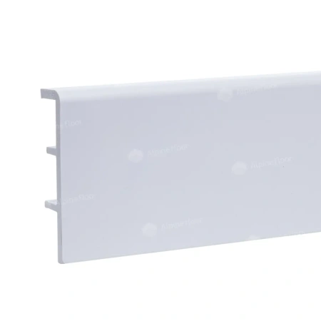 Напольный плинтус Alpine Floor Rico Concept RC 80000 Белый толщина 2 см 2200х80