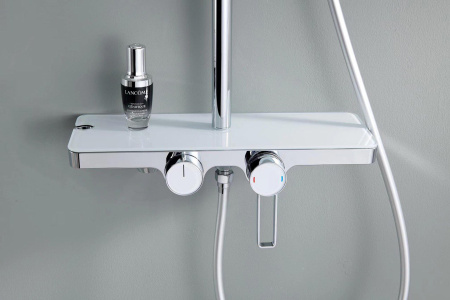 Душевая стойка Royal Bath RB83123 настенная цвет хром