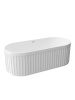 Ванна из искусственного камня Solid Surface BelBagno BOHEME BB-BOHEME-170-75-55-SSB 170х75 отдельностоящая овальная