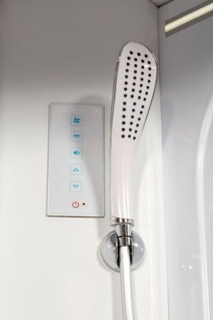 Душевая кабина AvaCan L620LLED+GM 120х80 асимметричная с крышей ориентация левая