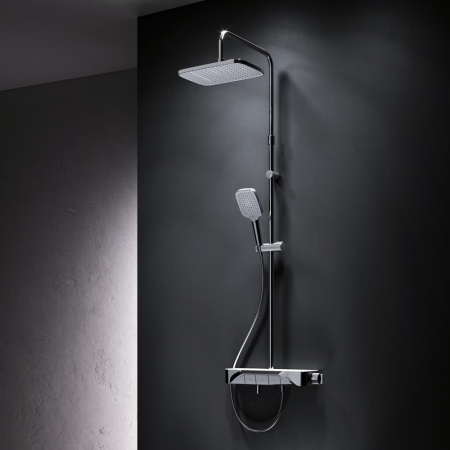 Душевая стойка Am.Pm Func F078F300 настенная цвет хром с термостатом