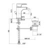 Смеситель Gattoni H2Omix1000 1051/10С0 на биде хром