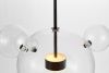 Светильник подвесной Lumina Deco Neroni (Нерони) LDP 6016-3+1 BK