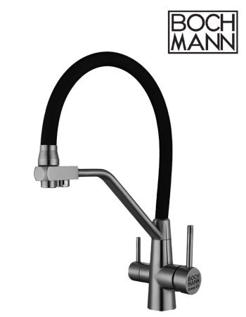 Смеситель для кухни BOCH MANN ELSE GR BM10428 на мойку серый