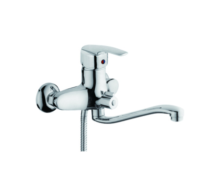 Смеситель для ванны D-Lin D146491-2 настенный хром